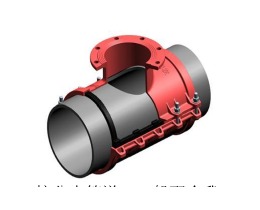 Haff-Type Saddle Clamp for Concrete Pipe